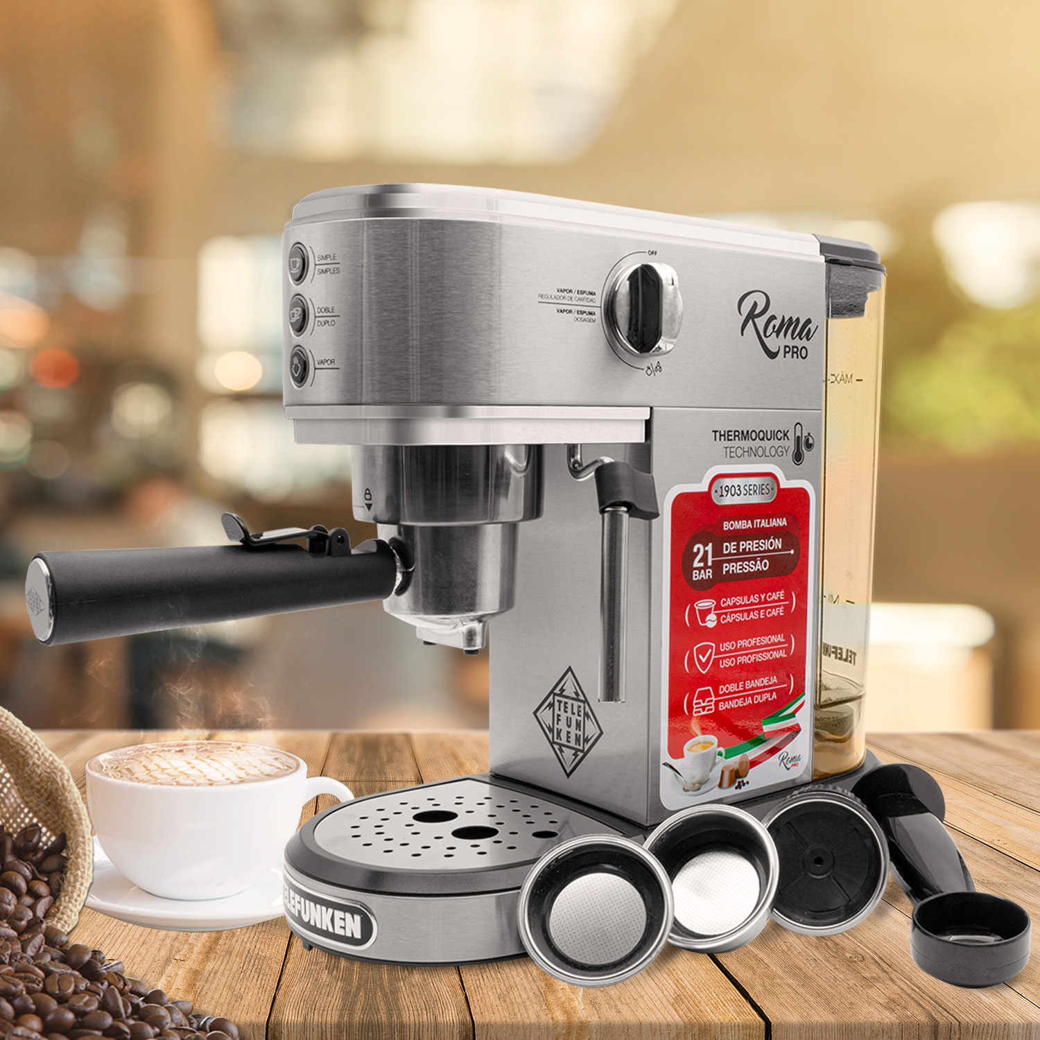 CAFETERA TELEFUNKEN ROMA PRO - 8000670 - Imagen 8