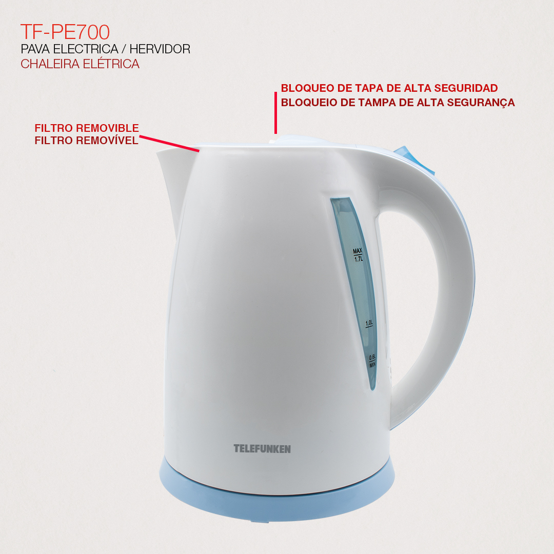 HERVIDOR ELECTRICO TELEFUNKEN TF PE700 - 9676100 - Imagen 5