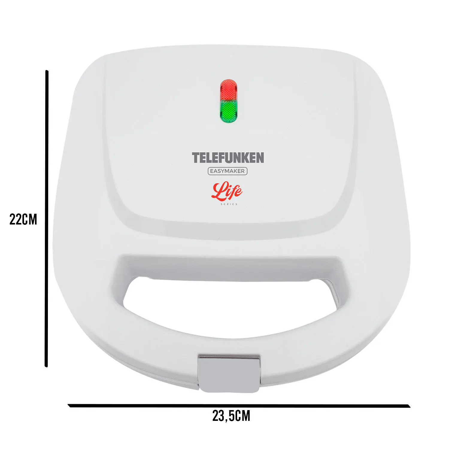 Sandwichera Antiadherente TELEFUNKEN EasyMaker T - Imagen 3